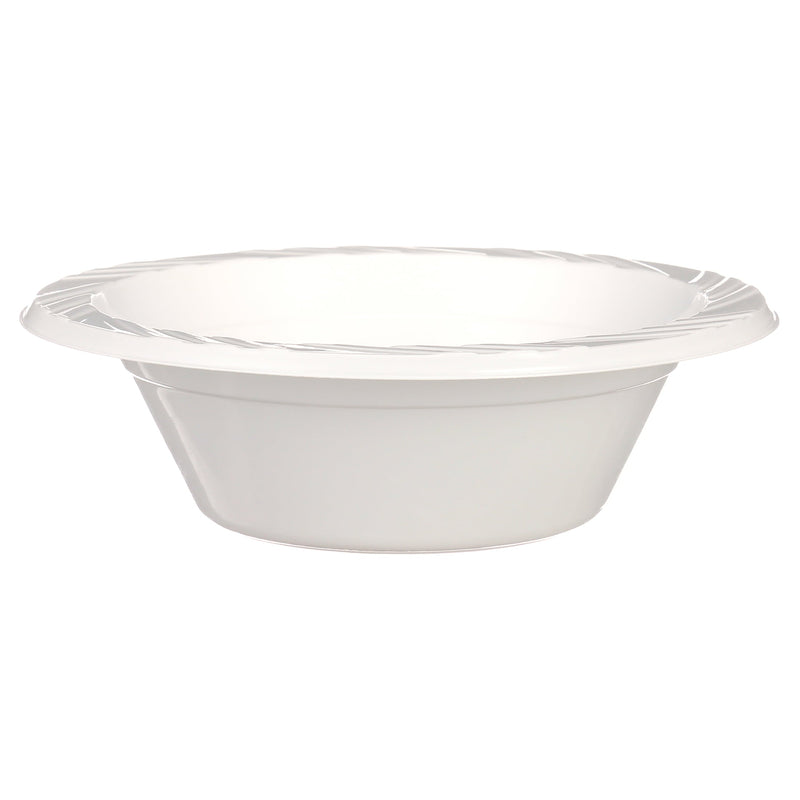 Genuine Joe Reusable Plastic Bowls Bowl - Plastic Bowl - White - 125 Piece(s) / Pack - Sherry Wholesale - Distributors and wholesale in United States