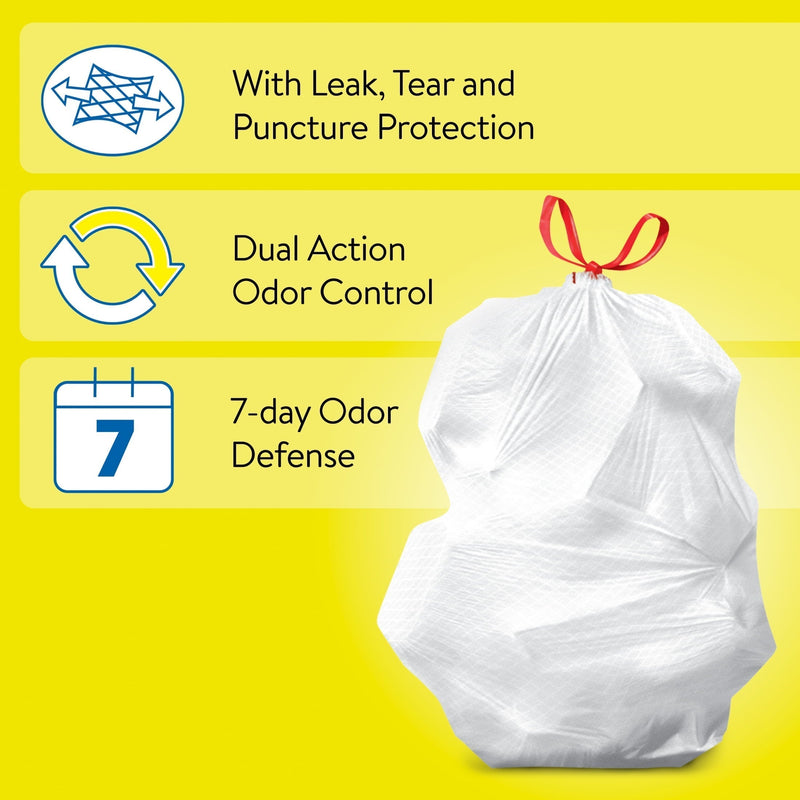 Great Value Strong Flex Tall Kitchen Drawstring Bags, Citrus Burst, 13 Gallon, 80 Count - Sherry Wholesale - Distributors and wholesale in United States