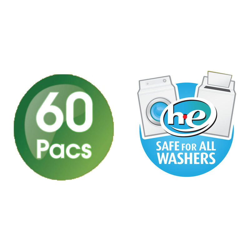 Great Value Ultimate Fresh Laundry Pacs, Original Clean, 60 Count - Sherry Wholesale - Distributors and wholesale in United States