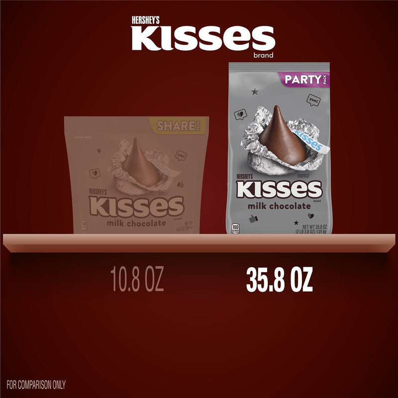 HERSHEY'S KISSES Milk Chocolate Silver Foil, Easter Candy Bulk Party Pack, 35.8 oz - Sherry Wholesale - Distributors and wholesale in United States