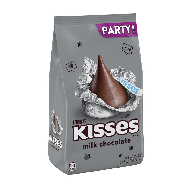 HERSHEY'S KISSES Milk Chocolate Silver Foil, Easter Candy Bulk Party Pack, 35.8 oz - Sherry Wholesale - Distributors and wholesale in United States