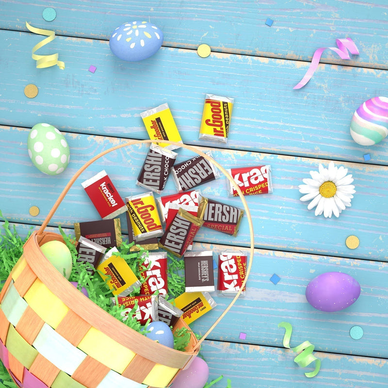 HERSHEY'S Miniatures Assorted Chocolate Snack Size, Easter Candy Bars Bulk Party Pack, 35.9 oz - Sherry Wholesale - Distributors and wholesale in United States
