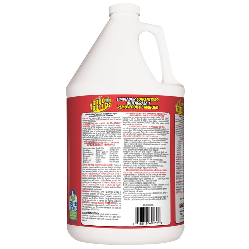Krud Kutter Original Cleaner/Degreaser & Stain Remover, 1 Gallon - Sherry Wholesale - Distributors and wholesale in United States