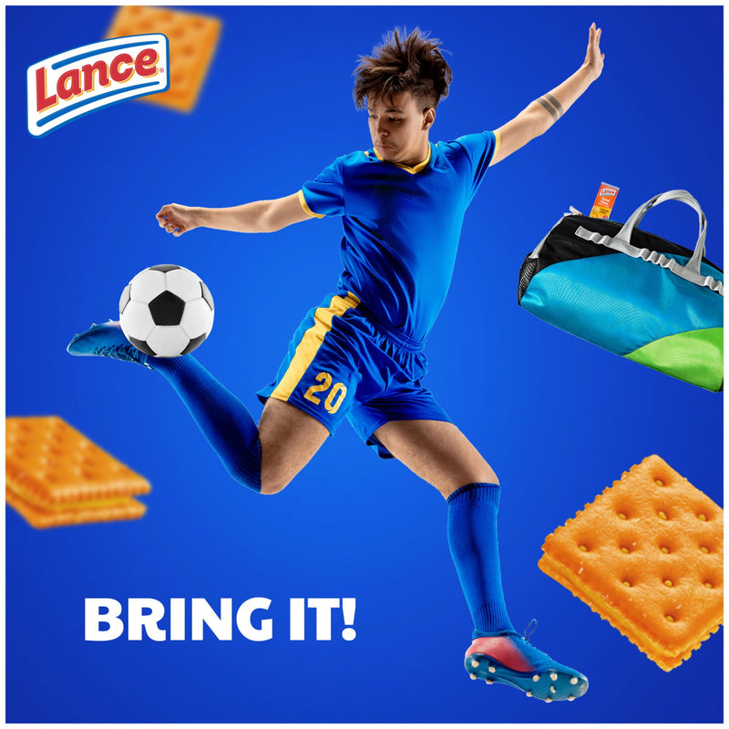 Lance Sandwich Crackers, ToastChee Cheddar, 20 Individually Wrapped Packs, 6 Sandwiches Each - Sherry Wholesale - Distributors and wholesale in United States