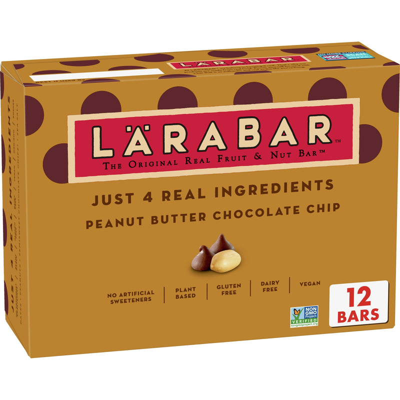 Larabar Peanut Butter Chocolate Chip, Gluten Free Fruit & Nut Bar, 12 Ct - Sherry Wholesale - Distributors and wholesale in United States