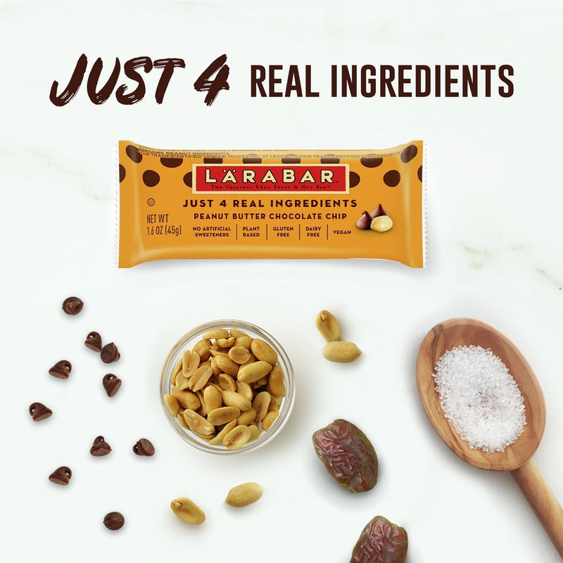 Larabar Peanut Butter Chocolate Chip, Gluten Free Fruit & Nut Bar, 12 Ct - Sherry Wholesale - Distributors and wholesale in United States