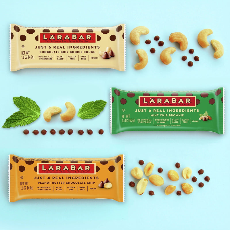 Larabar Peanut Butter Chocolate Chip, Gluten Free Fruit & Nut Bar, 12 Ct - Sherry Wholesale - Distributors and wholesale in United States
