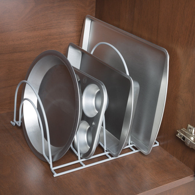 Lavish Home Iron Kitchen Cabinet Organizer, 11 x 10.25 x 9 inches, White - My Store - Best Wholesale and distributor in United States