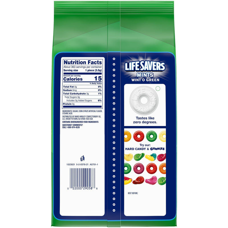 LifeSavers MMM29060 44.93 . Wint-O-Green, Hard Candy Mints - Sherry Wholesale - Distributors and wholesale in United States