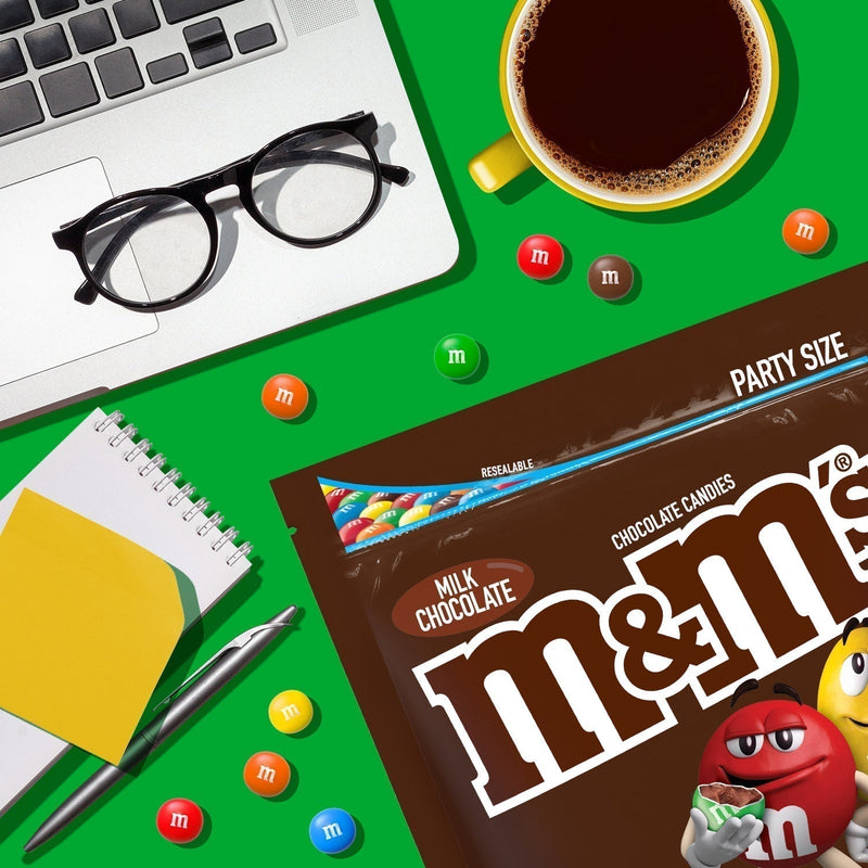 M&M's Milk Chocolate Candy, Party Size - 38 oz Bag - Sherry Wholesale - Distributors and wholesale in United States