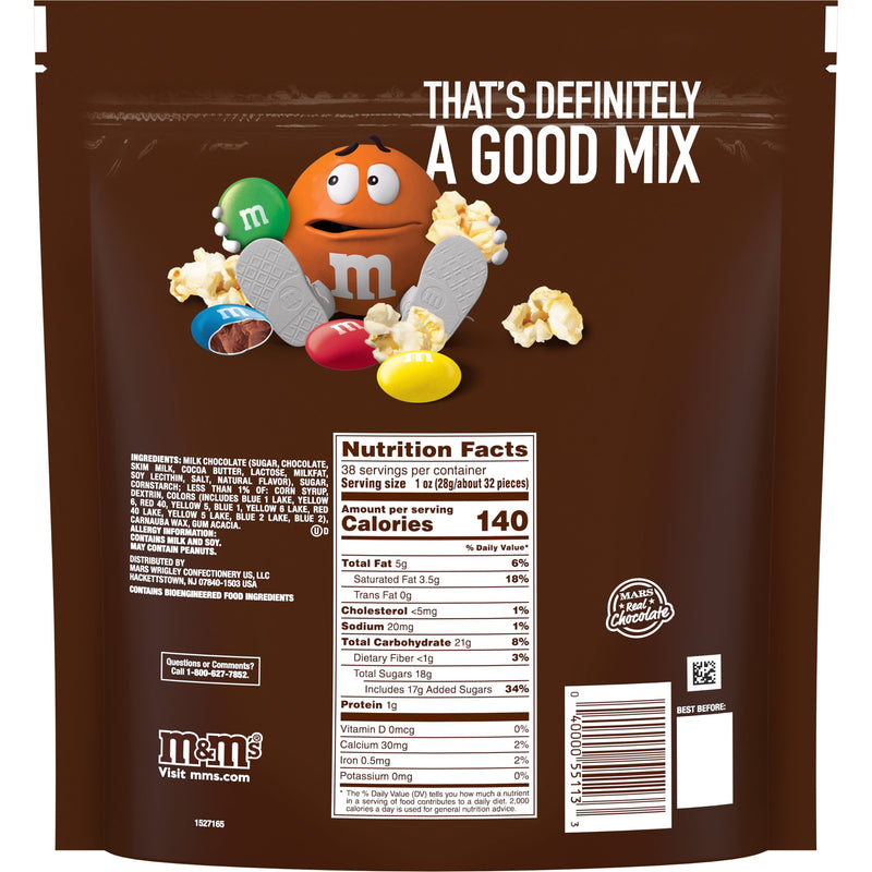 M&M's Milk Chocolate Candy, Party Size - 38 oz Bag - Sherry Wholesale - Distributors and wholesale in United States