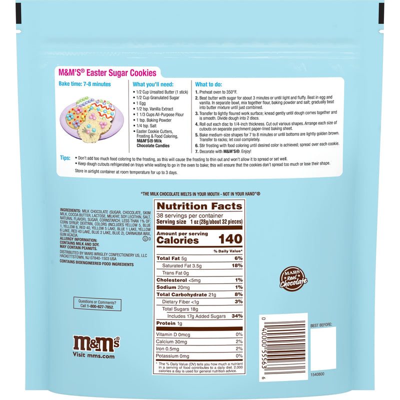 M&M's Pastel Mix Easter Milk Chocolate Candy - 38 oz Bag - Sherry Wholesale - Distributors and wholesale in United States