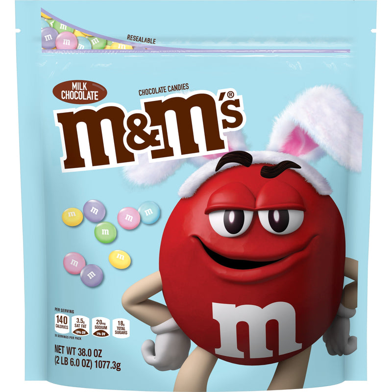 M&M's Pastel Mix Easter Milk Chocolate Candy - 38 oz Bag - Sherry Wholesale - Distributors and wholesale in United States