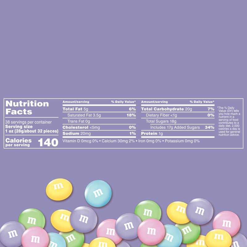 M&M's Pastel Mix Easter Milk Chocolate Candy - 38 oz Bag - Sherry Wholesale - Distributors and wholesale in United States