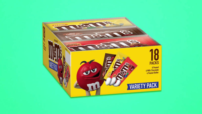 M&M's Variety Pack Full Size Milk Chocolate Candy Bars - 18 Ct - Sherry Wholesale - Distributors and wholesale in United States