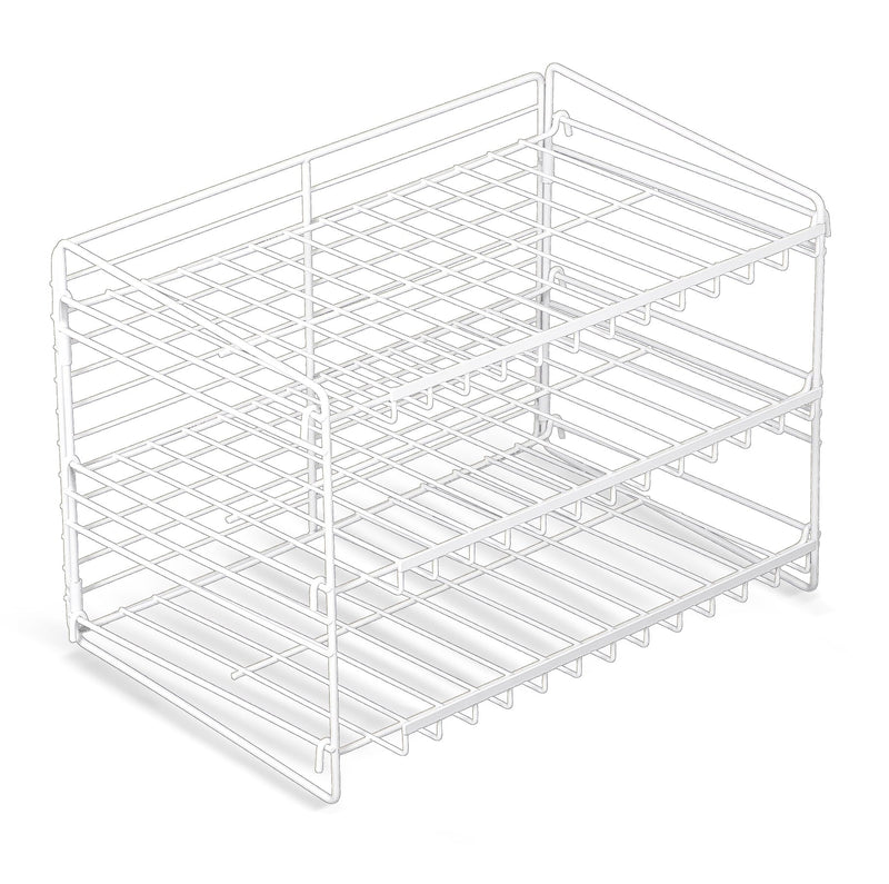 Mainstays 3-Tier Can Dispenser Rack Organizer Powder Coated Steel White - Sherry Wholesale - Distributors and wholesale in United States