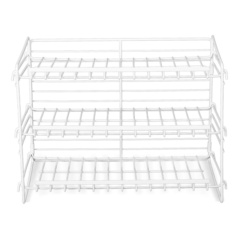 Mainstays 3-Tier Can Dispenser Rack Organizer Powder Coated Steel White - Sherry Wholesale - Distributors and wholesale in United States