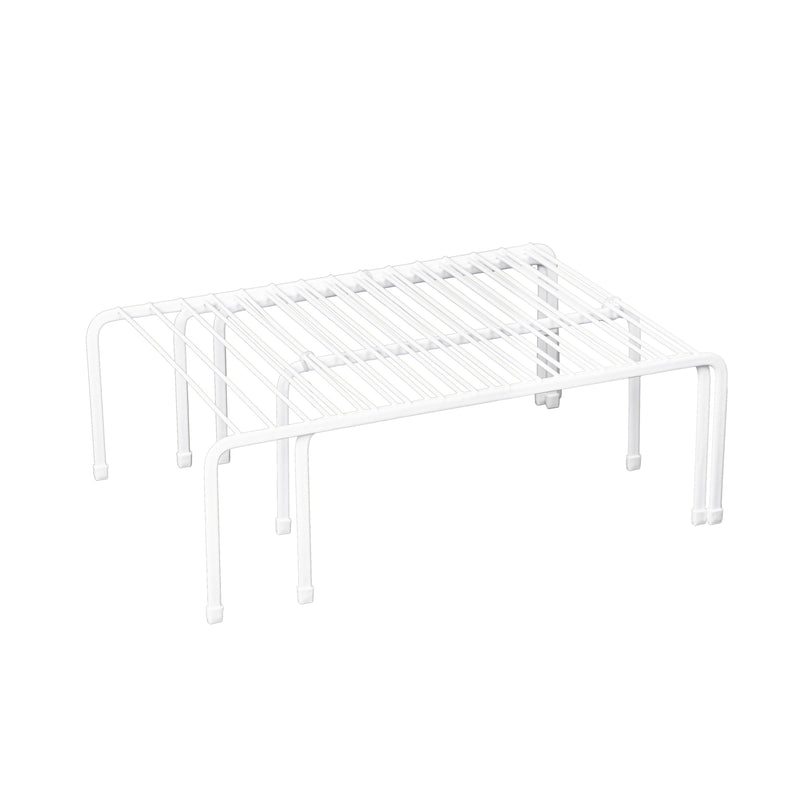 Mainstays Pantry Kitchen Wire Shelf Storage Dish, Cups, Food Organizer Set, 3 Pieces, White - Sherry Wholesale - Distributors and wholesale in United States