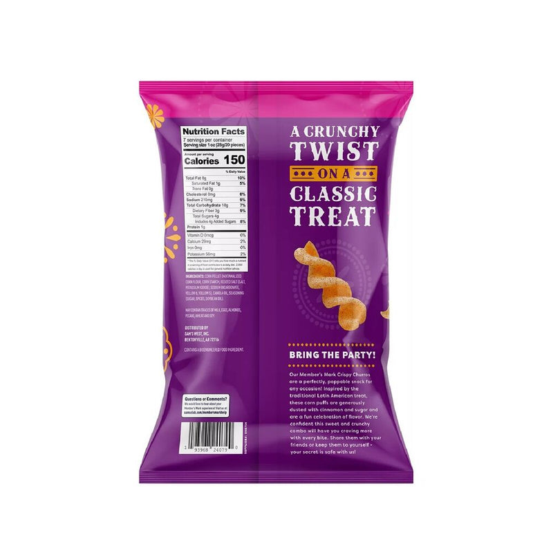 Member's Mark Churro Twists (7 oz.) - Sherry Wholesale - Distributors and wholesale in United States