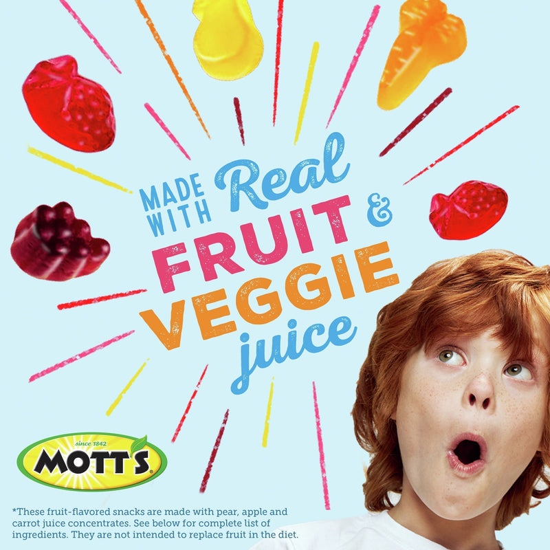 Mott's Fruit Flavored Snacks, Variety Value Pack, Gluten Free, 22 ct - Sherry Wholesale - Distributors and wholesale in United States