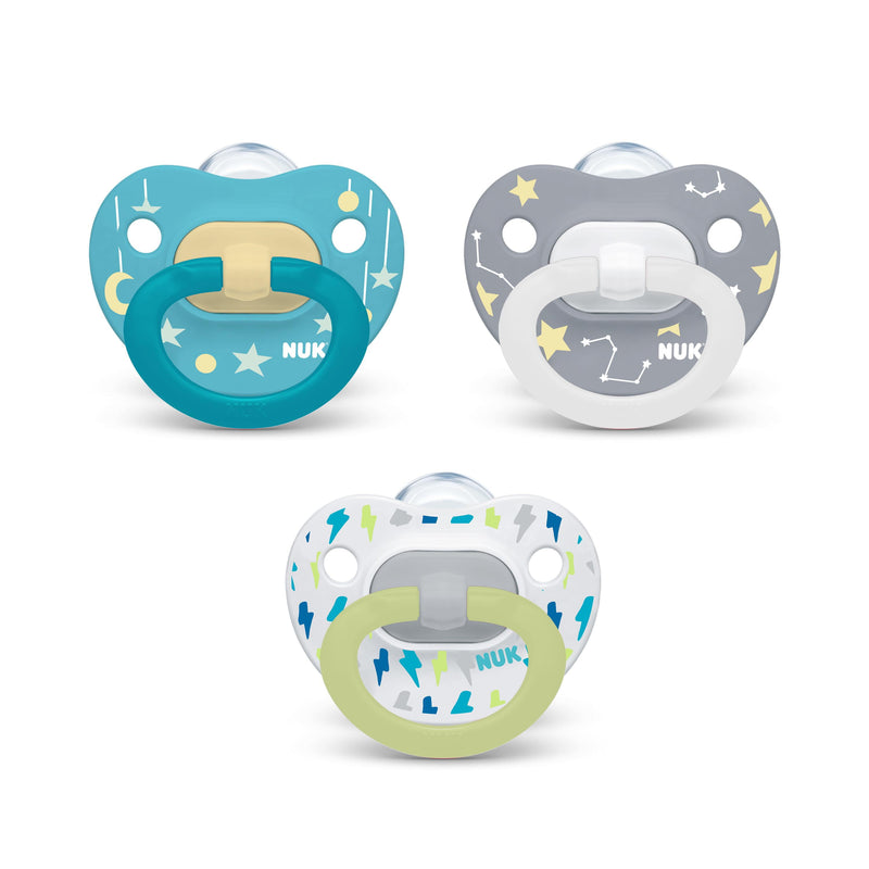 NUK Orthodontic Pacifiers, 6-18 Months, Neutral, 3 Pack - Sherry Wholesale - Distributors and wholesale in United States