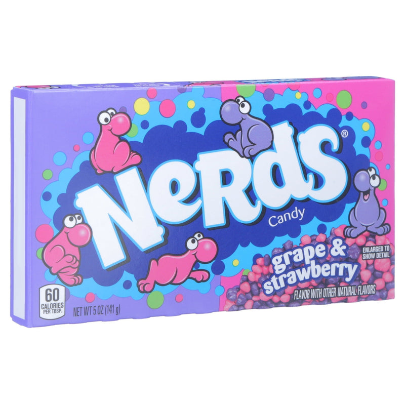 Nerds Grape and Strawberry Theater Box Candy 5 oz, 12 Count - Sherry Wholesale - Distributors and wholesale in United States