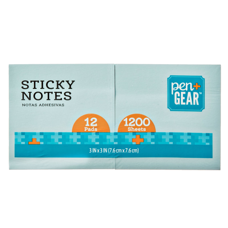 Pen+Gear Paper Sticky Notes, Pastel, 3" x 3", 1200 Sheets - Sherry Wholesale - Distributors and wholesale in United States