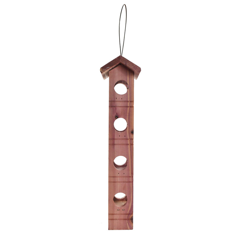 Pennington Red Cedar Wild Bird Suet Feeder, 4 Plug Capacity - Sherry Wholesale - Distributors and wholesale in United States