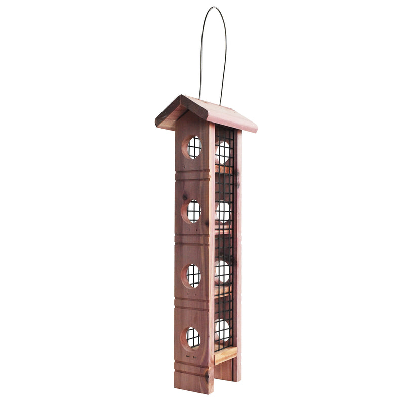 Pennington Red Cedar Wild Bird Suet Feeder, 4 Plug Capacity - Sherry Wholesale - Distributors and wholesale in United States