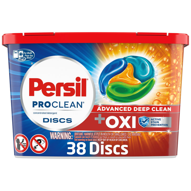 Persil Discs Laundry Detergent Pacs, Oxi, 38 Count - Sherry Wholesale - Distributors and wholesale in United States
