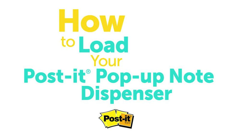 Post-it Pop-up Notes and Assorted Flags Dispenser, Black SN Distributors Post-it 