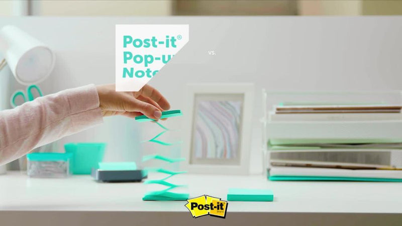 Post-it Pop-up Notes and Assorted Flags Dispenser, Black SN Distributors Post-it 