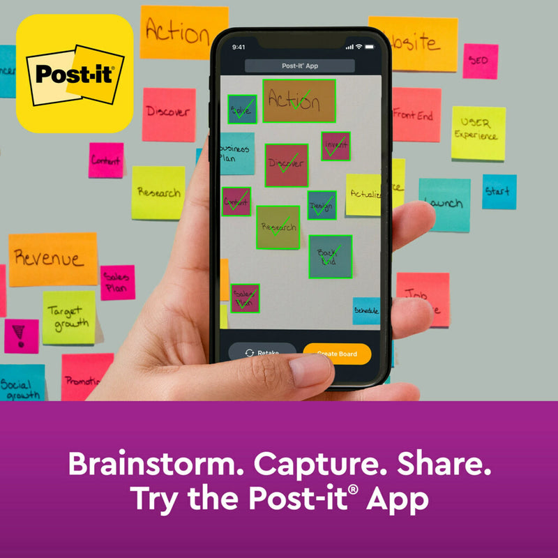 Post-it Super Sticky Lined Notes, 4" x 6", Canary Yellow, 5 Pads SN Distributors Post-it 