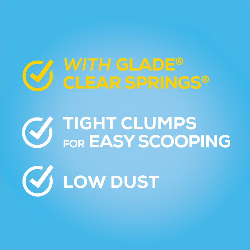 Purina Tidy Cats Clumping Cat Litter, Glade Clear Springs Multi Cat Litter, 35 lb. Pail - Sherry Wholesale - Distributors and wholesale in United States