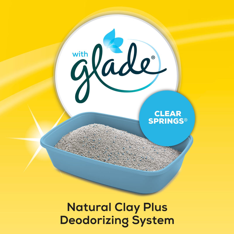 Purina Tidy Cats Clumping Cat Litter, Glade Clear Springs Multi Cat Litter, 35 lb. Pail - Sherry Wholesale - Distributors and wholesale in United States
