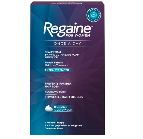 Regaine for Women, Hair Growth & Prevents further Hair Loss, Scalp Foam, with Minoxidil, 4 Months’ Supply , 2 x 73ml - Sherry Wholesale - Distributors and wholesale in United States