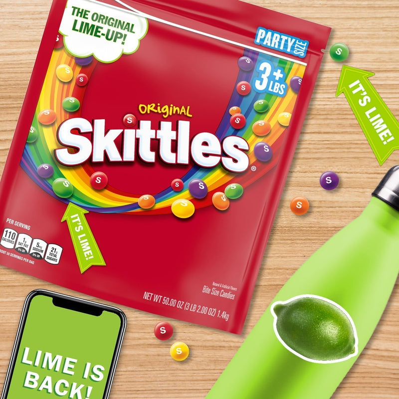 Skittles Original Chewy Candy Party Size - 50 oz Bag - Sherry Wholesale - Distributors and wholesale in United States