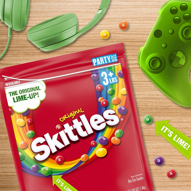 Skittles Original Chewy Candy Party Size - 50 oz Bag - Sherry Wholesale - Distributors and wholesale in United States