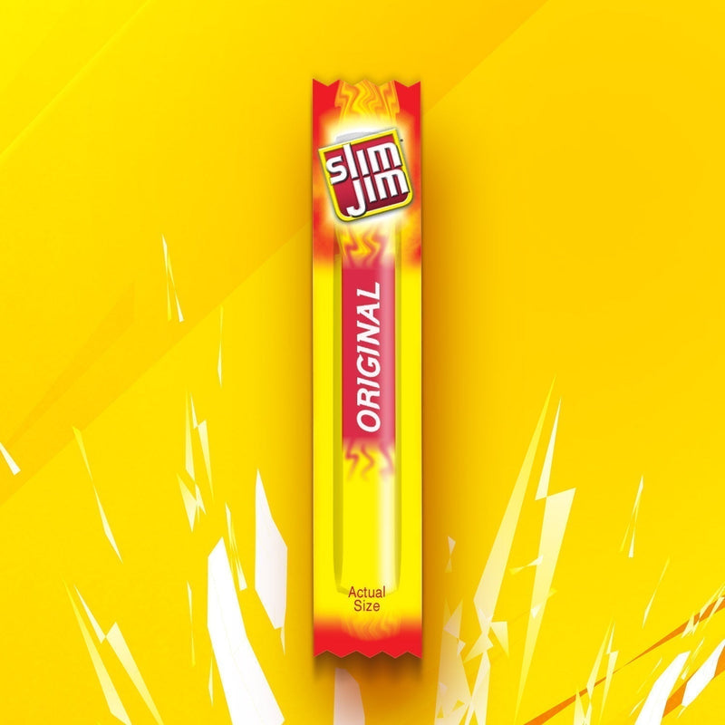Slim Jim Original Smoked Snack Stick, 0.28 oz, 26 counts (Pack of 2) - Sherry Wholesale - Distributors and wholesale in United States