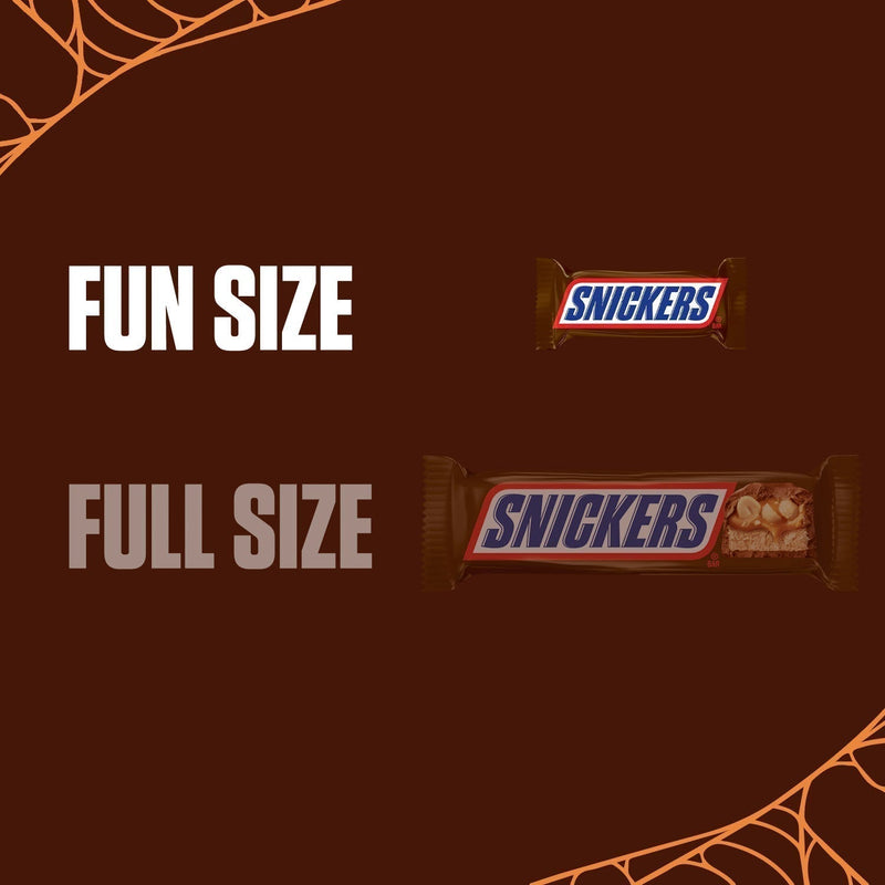 Snickers Fun Size Halloween Chocolate Candy Bars, 10.59 oz Bag (Pack of 2) - Sherry Wholesale - Distributors and wholesale in United States