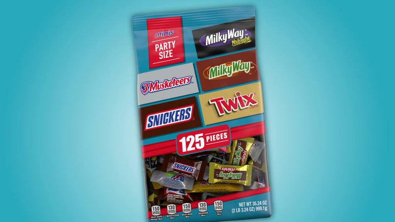 Snickers, Twix, Milky Way, 3 Musketeers Assorted Milk Chocolate Candy Bars - 125 Ct - Sherry Wholesale - Distributors and wholesale in United States