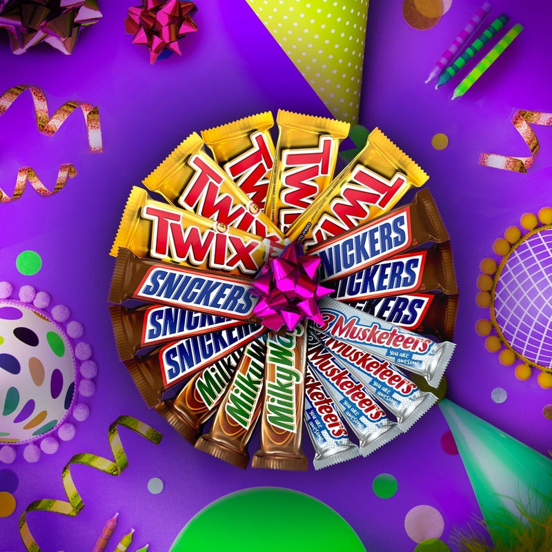 Snickers, Twix, Milky Way & More Assorted Milk Chocolate Candy Bars - 18 Ct - Sherry Wholesale - Distributors and wholesale in United States