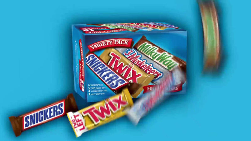 Snickers, Twix, Milky Way & More Assorted Milk Chocolate Candy Bars - 18 Ct - Sherry Wholesale - Distributors and wholesale in United States