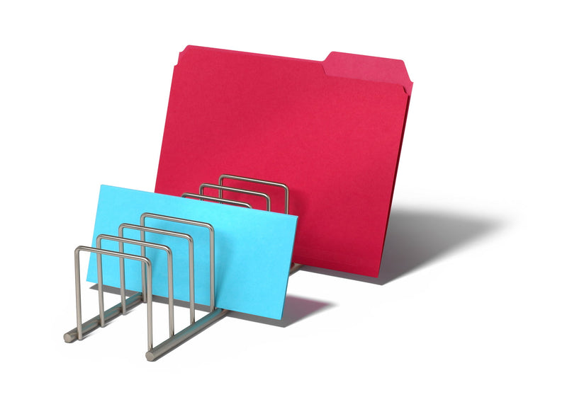 Spectrum Diversified Euro Steel Kitchen Lid and Dish Rack Holder Organizer, Satin Nickel SN Distributors Spectrum 