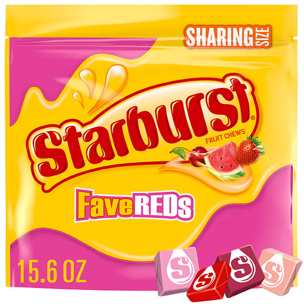 Starburst Favereds Fruit Chews Gummy Candy, Sharing Size - 15.6 oz Bag., 5 pk. - Sherry Wholesale - Distributors and wholesale in United States