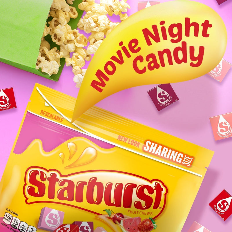 Starburst Favereds Fruit Chews Gummy Candy, Sharing Size - 15.6 oz Bag., 5 pk. - Sherry Wholesale - Distributors and wholesale in United States