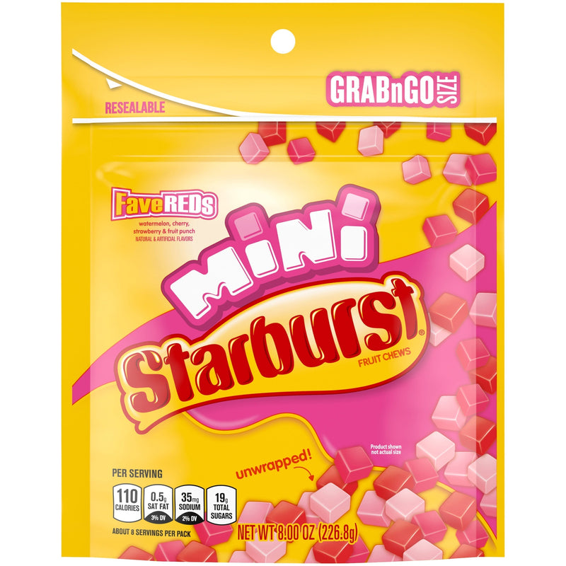 Starburst Favereds Fruit Gummy Candy Grab N Go - 8 oz Bag., 5 pk. - Sherry Wholesale - Distributors and wholesale in United States