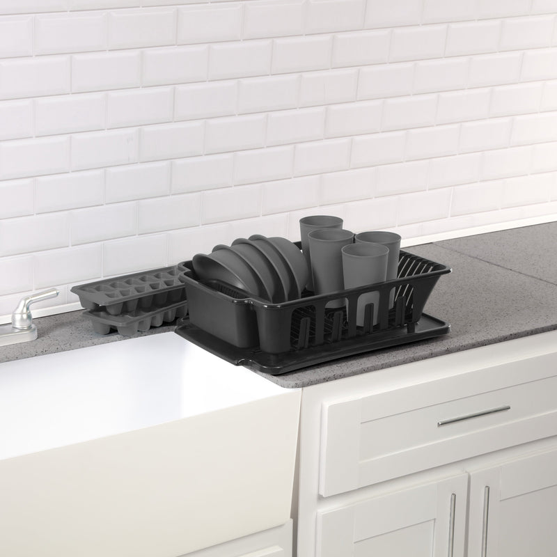 Sterilite 12 Piece Kitchen Set Plastic, Black SN Distributors Sterilite 