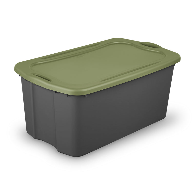 Sterilite 30 Gal. EZ Carry Plastic, Flat Gray/Sage Legume - My Store - Best Wholesale and distributor in United States
