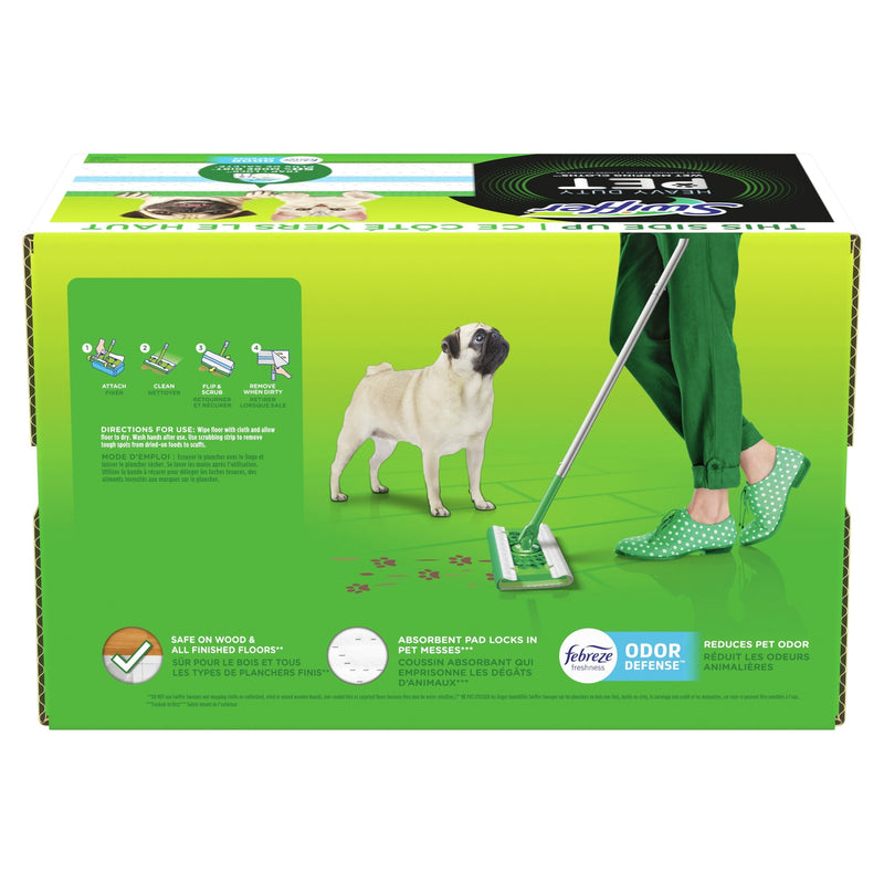 Swiffer Sweeper Pet Heavy Duty Multi-Surface Wet Cloth Refills, Fresh Scent, 16 Ct, 2 Pk - Sherry Wholesale - Distributors and wholesale in United States